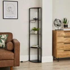 Keates Corner Shelved Floor Lamp -Home Lighting Store 30870774 alt02