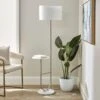 Carrara Marble Base Floor Lamp With Table -Home Lighting Store 30871997