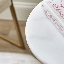 Carrara Marble Base Floor Lamp With Table -Home Lighting Store 30871997 alt03