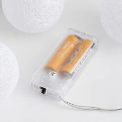 Fabric Ball 10 LED String Lights 8 Fabric Ball 10 LED String Lights -Home Lighting Store 30873994 alt03