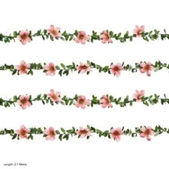 Green Leaf & Flower 20 LED String Lights -Home Lighting Store 30873998 alt09