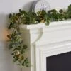 Artificial Eucalyptus 15 LED Lit Garland 2 Artificial Eucalyptus 15 LED Lit Garland -Home Lighting Store 30873999