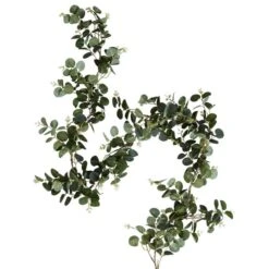 Artificial Eucalyptus 15 LED Lit Garland -Home Lighting Store 30873999 alt08