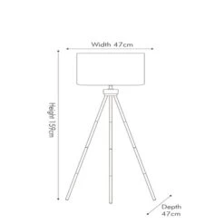 Houston Tripod Floor Lamp -Home Lighting Store 30889334 alt04
