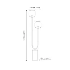 Florence Black Floor Lamp -Home Lighting Store 30889345 alt04