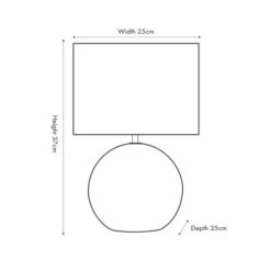 Viejo Stone Effect Ceramic Table Lamp -Home Lighting Store 30889350 alt04