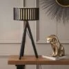 Rabanne Wooden Slat Tripod Table Lamp -Home Lighting Store 30889356