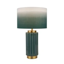 Lushan Scalloped Ceramic Table Lamp -Home Lighting Store 30889357 alt03