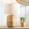 Zadi Plaited Tall Water Hyacinth Table Lamp -Home Lighting Store 30889361