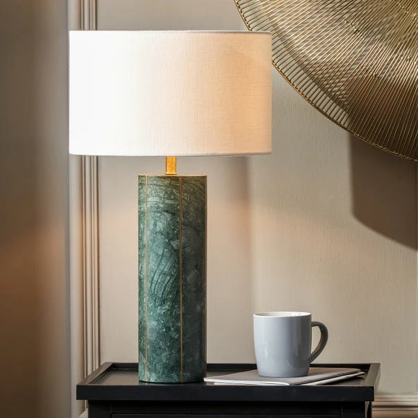Venetia Green Marble And Gold Tall Table Lamp 3 Venetia Green Marble And Gold Tall Table Lamp