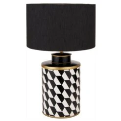 Victor Geometric Hand Painted Table Lamp -Home Lighting Store 30889384 alt03