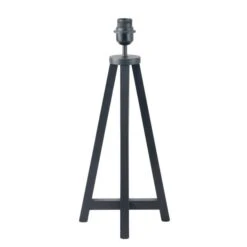 Whitby Wood Tapered 4 Post Linen Table Lamp -Home Lighting Store 30889395 alt01