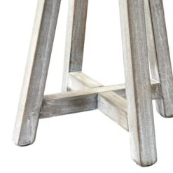 Whitby Wood Tapered 4 Post Linen Table Lamp -Home Lighting Store 30889396 alt03