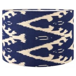 Lars Ikat Patterned Cylinder Lamp Shade -Home Lighting Store 30889408 alt01