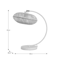 Lise Bamboo Arched Adjustable Table Lamp -Home Lighting Store 30894604 alt08