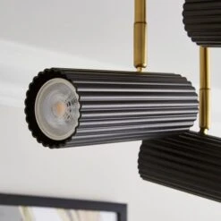 Georgi Industrial Ribbed 3 Light Adjustable Semi Flush Spotlight -Home Lighting Store 30894883 alt03