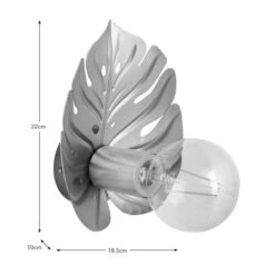 Indi Leaf Bathroom Wall Light -Home Lighting Store 30894886 alt08