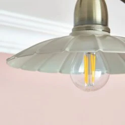 Maya Scallop 3 Light Semi Flush Ceiling Light 10 Maya Scallop 3 Light Semi Flush Ceiling Light -Home Lighting Store 30894897 alt03