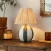 Mirabelle Round Striped Table Lamp -Home Lighting Store 30894901