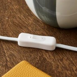 Mirabelle Round Striped Table Lamp -Home Lighting Store 30894901 alt03