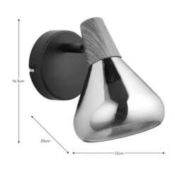 Elements Wolston Bathroom Adjustable Wall Light 12 Elements Wolston Bathroom Adjustable Wall Light -Home Lighting Store 30894939 alt08