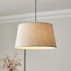 Churchgate Woodhouse Boucle Lamp Shade -Home Lighting Store 30898483