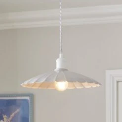 Maya Scalloped Metal Easy Fit Pendant Shade -Home Lighting Store 30898492