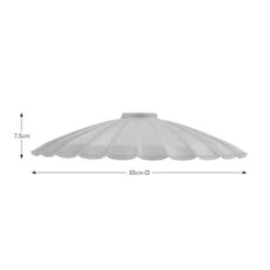 Maya Scalloped Metal Easy Fit Pendant Shade -Home Lighting Store 30898492 alt08