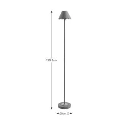Remi Scalloped Rechargeable Metal Floor Lamp 11 Remi Scalloped Rechargeable Metal Floor Lamp -Home Lighting Store 30898643 alt08
