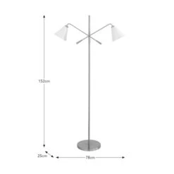 Elements Shaw 2 Light Adjustable Floor Lamp -Home Lighting Store 30898653 alt08