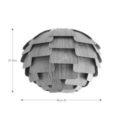 Elements Kerr Easy Fit Pendant Shade -Home Lighting Store 30898655 alt08