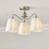 Nancy 3 Light Semi Flush Ceiling Light -Home Lighting Store 30898676