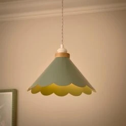 Remi Scalloped Easy Fit Pendant Shade 8 Remi Scalloped Easy Fit Pendant Shade -Home Lighting Store 30898679 alt01
