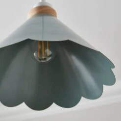 Remi Scalloped Easy Fit Pendant Shade 9 Remi Scalloped Easy Fit Pendant Shade -Home Lighting Store 30898679 alt02