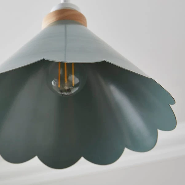 Remi Scalloped Easy Fit Pendant Shade 5 Remi Scalloped Easy Fit Pendant Shade - Image 3