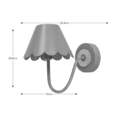 Remi Scalloped Wall Light -Home Lighting Store 30898680 alt08
