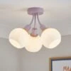 Elements Bailey 3 Light Semi Flush Ceiling Light 2 Elements Bailey 3 Light Semi Flush Ceiling Light -Home Lighting Store 30898689