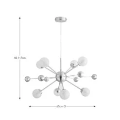 Elements Nova 8 Light Cluster Ceiling Light -Home Lighting Store 30901448 alt08