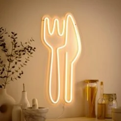 Knife & Fork Neon Sign -Home Lighting Store 30901682 alt01