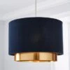 Nesa Two Tier Velvet Lamp Shade -Home Lighting Store 30904178