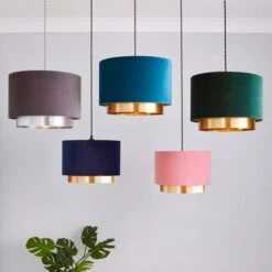 Nesa Two Tier Velvet Lamp Shade -Home Lighting Store 30904178 alt08