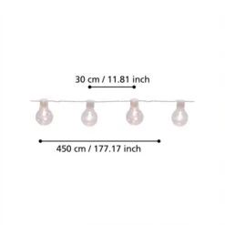 EGLO Partaj 16 LED Indoor Outdoor String Lights -Home Lighting Store 30906937 alt04