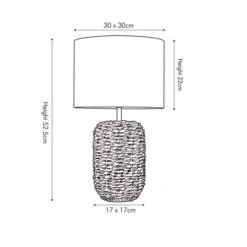 Acer Natural Woven Table Lamp -Home Lighting Store 30909401 alt05