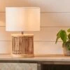 Sorbus Natural Ribbed Table Lamp -Home Lighting Store 30909403