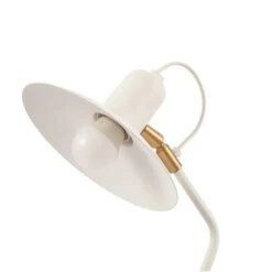 Camden Matt White Metal Angle Arm Task Table Lamp -Home Lighting Store 30909407 alt05