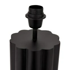 Petula Metal Scallop Table Lamp With Bloom Handloom Scalloped Cylinder Shade 10 Petula Metal Scallop Table Lamp With Bloom Handloom Scalloped Cylinder Shade -Home Lighting Store 30909413 alt03