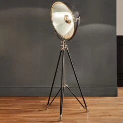Elstree Metal Tripod Floor Lamp