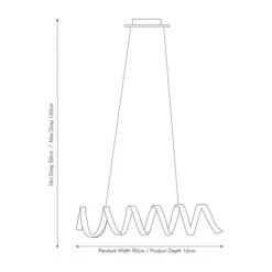 Solaris Spiral Diner Ceiling Light -Home Lighting Store 30909442 alt03