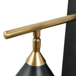 Zeta Matt Black And Antique Brass Wall Light -Home Lighting Store 30909462 alt05