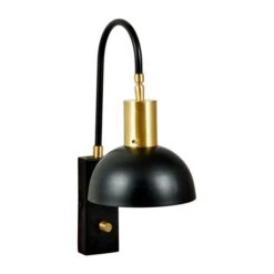 Mayfair Matt Black Domed Task Wall Light -Home Lighting Store 30909463 alt02